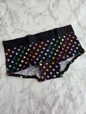 Victoria's Secret PINK Logo Cotton Boyshort Panties S NWT